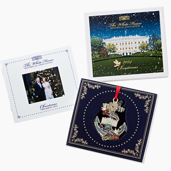 The White House Historical Association 2024 Carter Anchor Christmas Ornament NEW - Picture 1 of 6